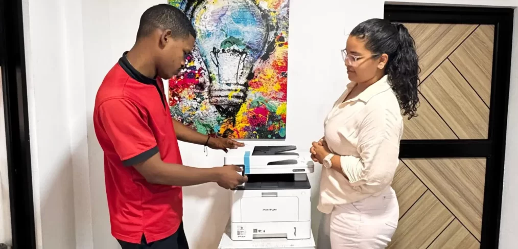 Instalación de impresora para arriendo en Cartagena